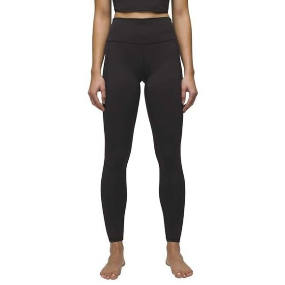 PrAna Luxara Pocket Legging Charcoal Womens Small Yoga Athletic Stretch Pants - Picture 1 of 3